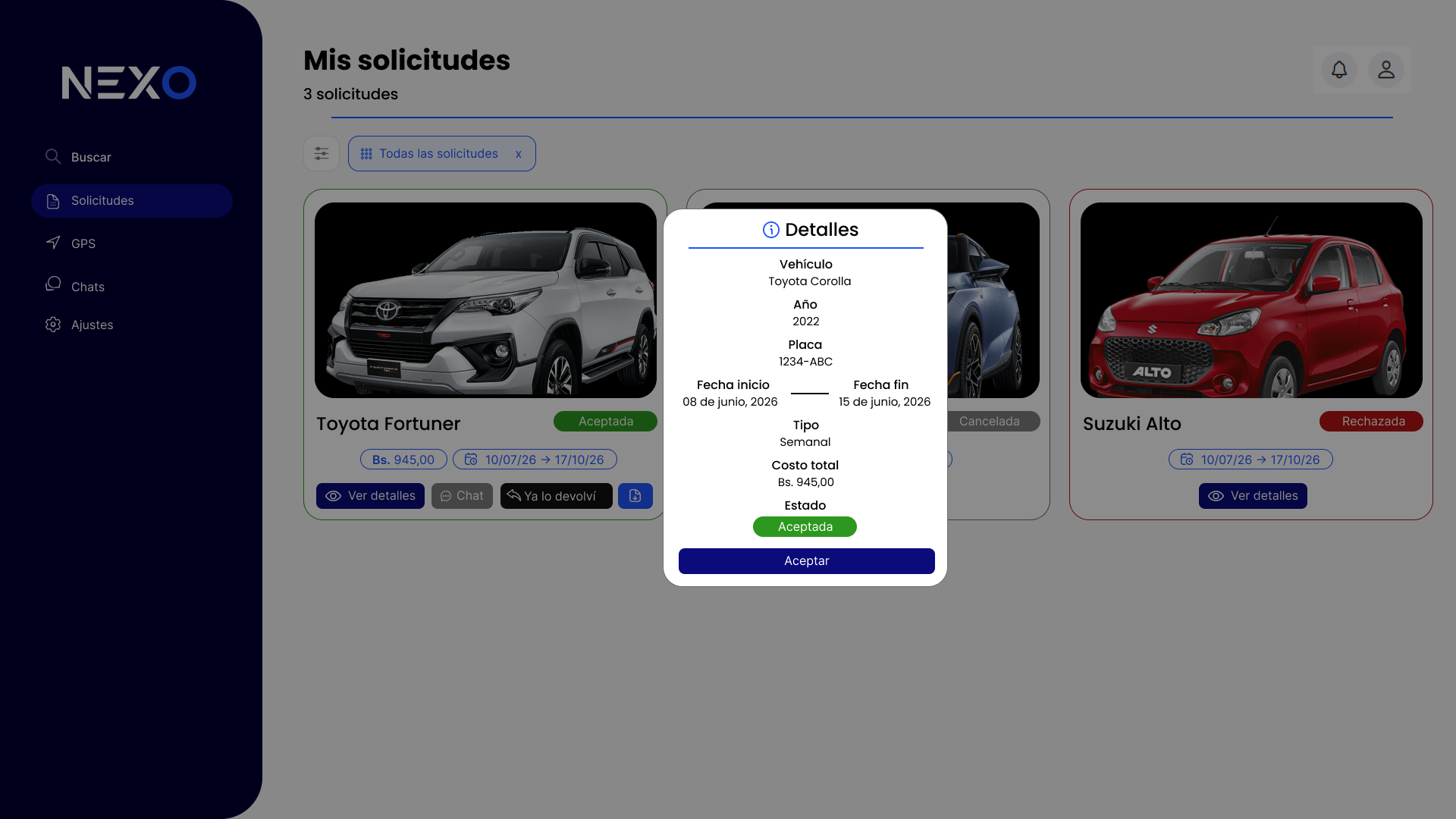 App NEXO conductores 2